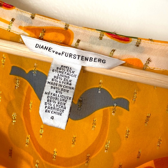 Diane von Furstenberg beach cover up / kaftan - Picture 2 of 7